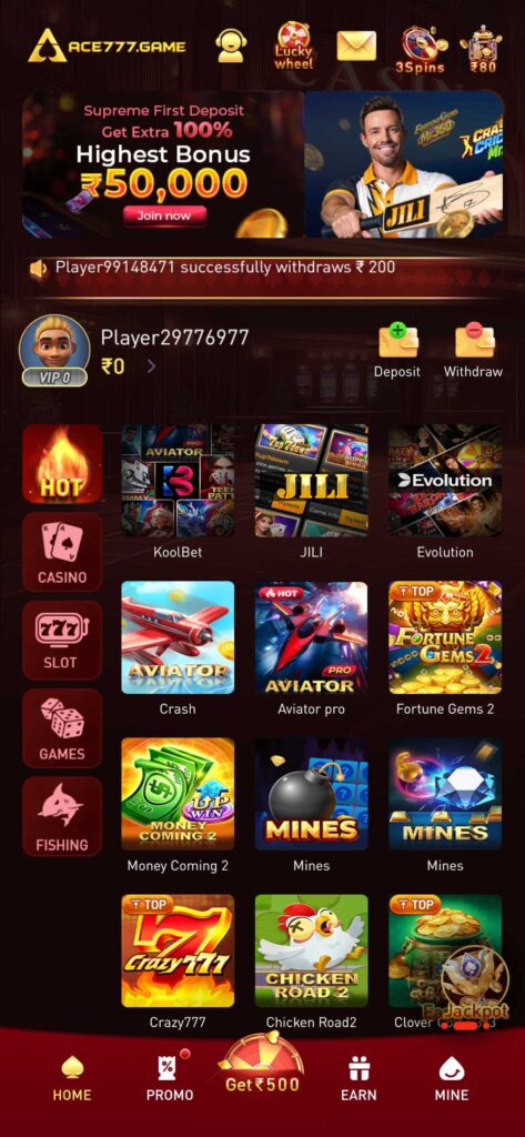 ACE777 APK Download